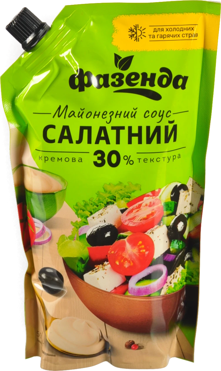 Соус майонезний Фазенда 500г салатний 30%
