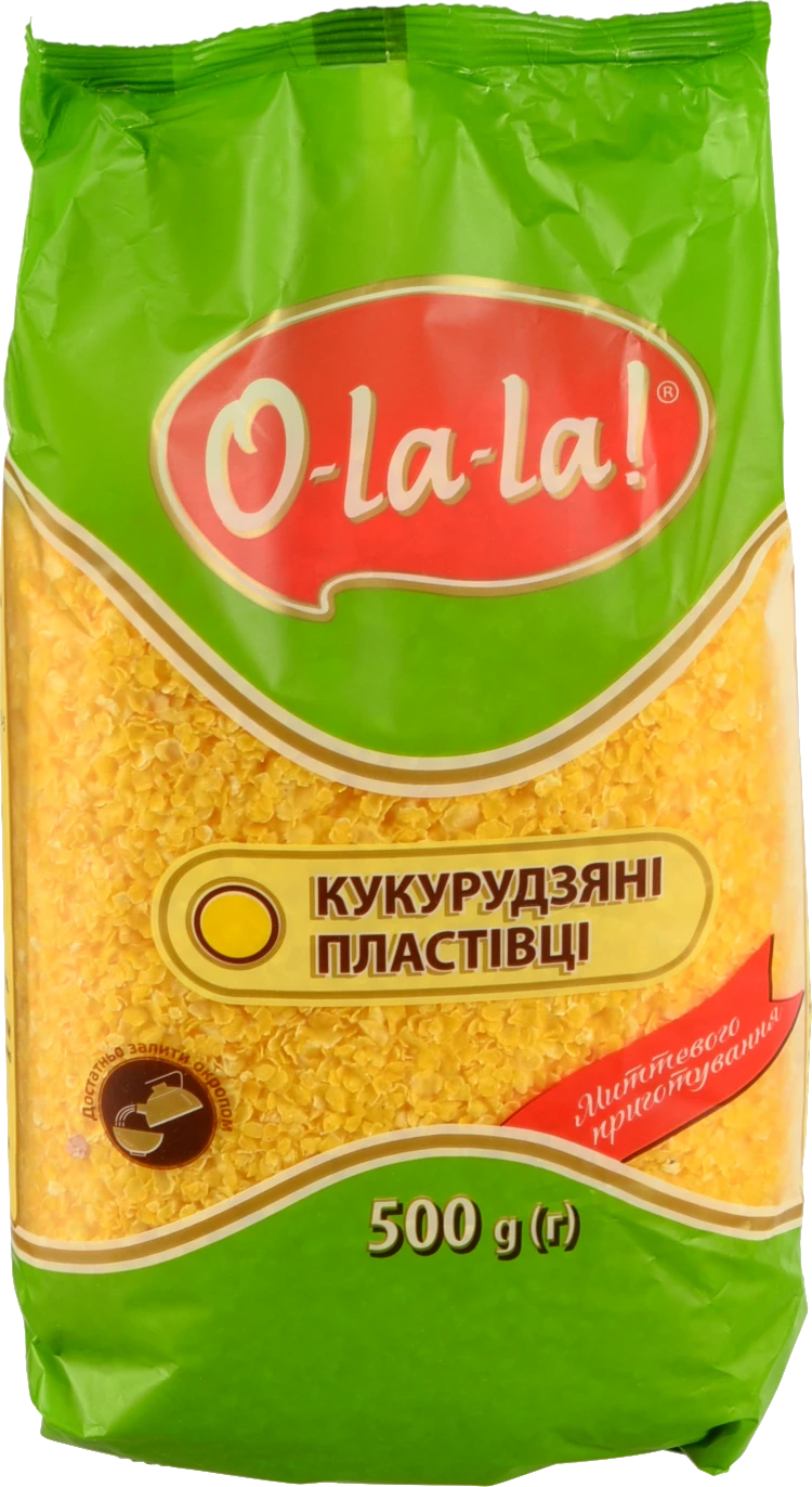 Пластівці кукурудзяні O-La-La 500г