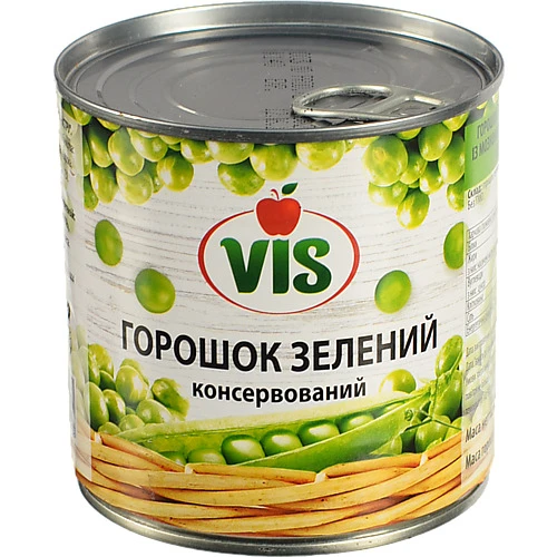 Горошок Vis 400г з.б