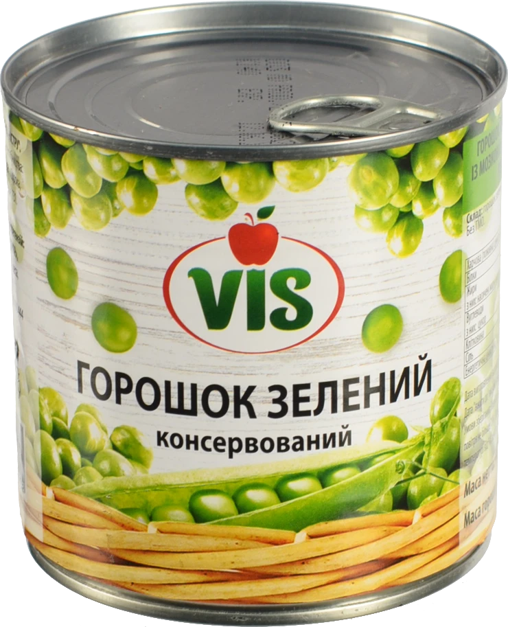 Горошок Vis 400г з.б