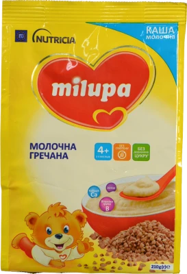 Каша Milupa Нутриція, Молочна гречана каша (4м+)
