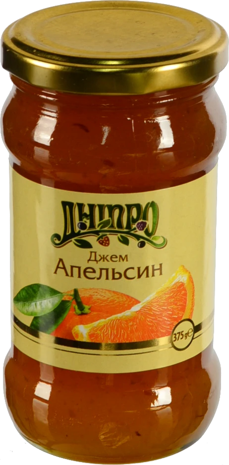 Джем Dnipro 375г апельсин с.б