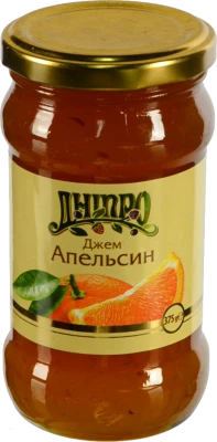 Джем Dnipro 375г апельсин с.б