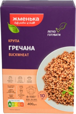 Гречка Жменька 4х100г ядриця