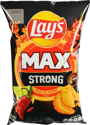 Чіпси Lays Max 95г чилі лайм
