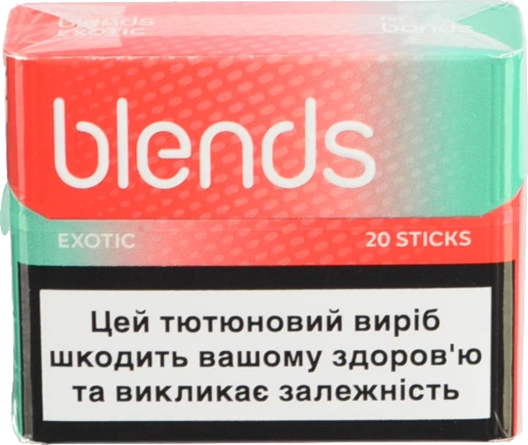 Виріб тютюновмісний для електричного нагрівання з фільтром Blends Exotic 20шт