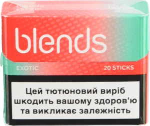 Виріб тютюновмісний для електричного нагрівання з фільтром Blends Exotic 20шт