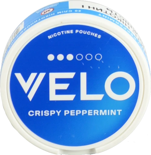 Подушечки нікотиновмісні безтютюнові Crispy peppermint Класичний Velo 20х0.7г