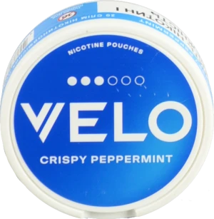Подушечки нікотиновмісні безтютюнові Crispy peppermint Класичний Velo 20х0.7г
