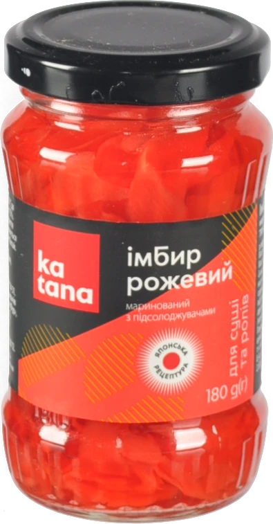Імбир рожевий маринований Katana с/б 180г