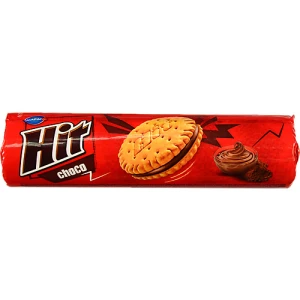 Печиво двошарове з начинкою з ароматом шоколаду Choco Hit м/у 220г