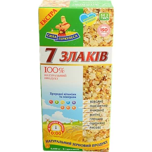 Суміш Сила Геркулеса 400г 7 злакiв картон