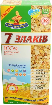 Суміш Сила Геркулеса 400г 7 злакiв картон