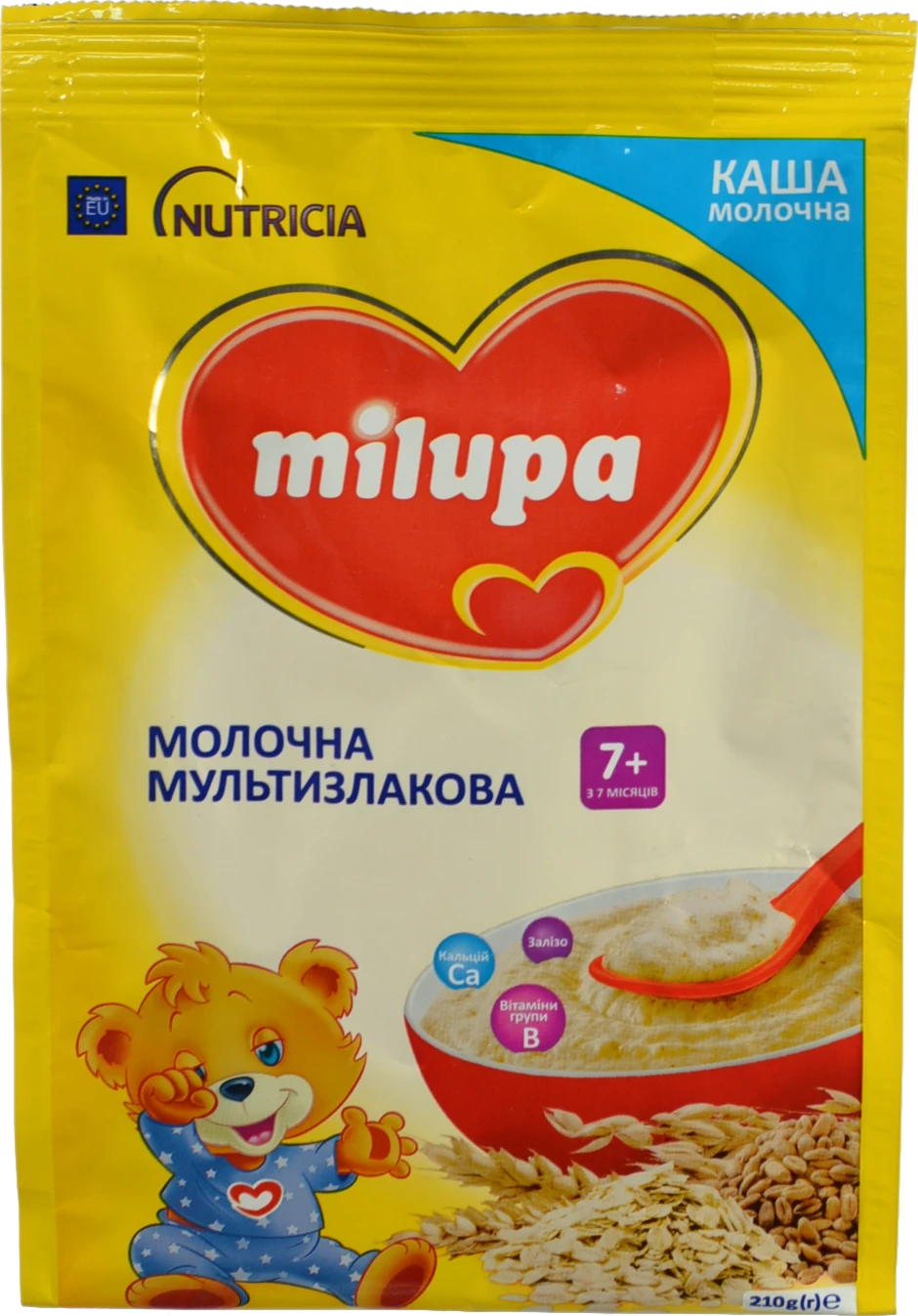 Каша Milupa 210г молочна суха швидкорозчинна 7м+