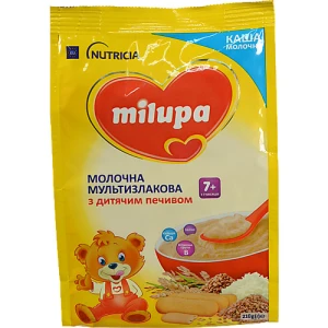 Каша Milupa 210г молочна мультизлакова з печивом 7м+
