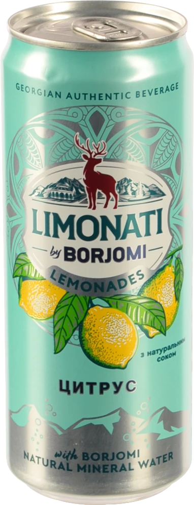 Лимонад Borjomi Limonati 0.330 мл цитрус