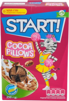 Сніданки сухі зернові Cocoa Pillows Start! к/у 250г