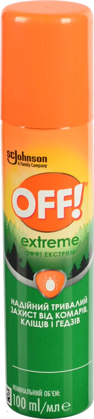 Аерозоль від комарів OFF! Extreme 100 мл