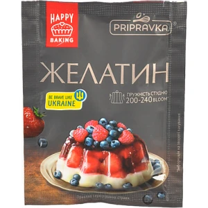 Желатин харчовий Приправка 15г швидкорозчинний