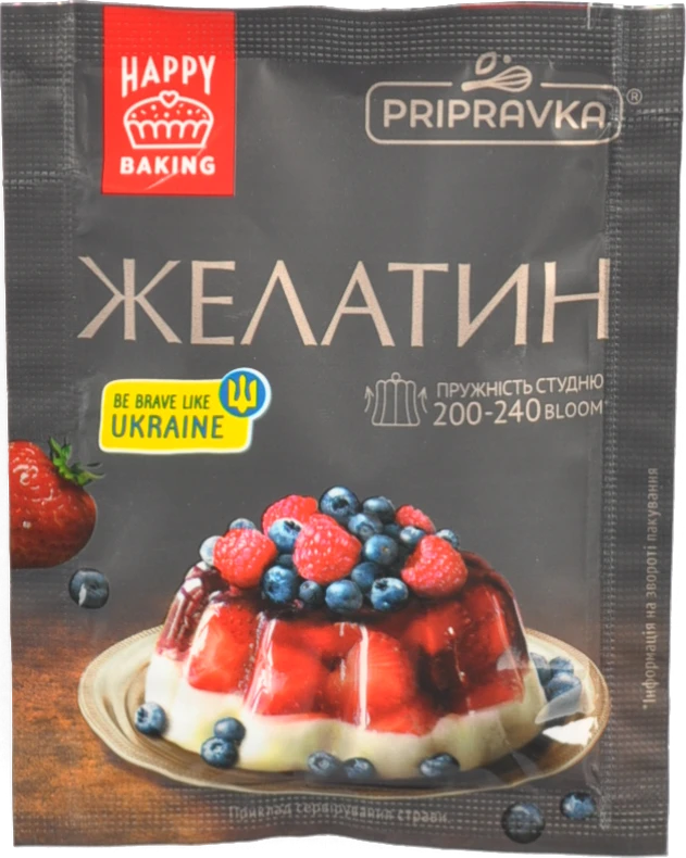Желатин харчовий Приправка 15г швидкорозчинний