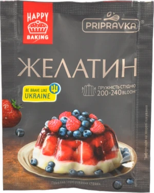 Желатин харчовий Приправка 15г швидкорозчинний