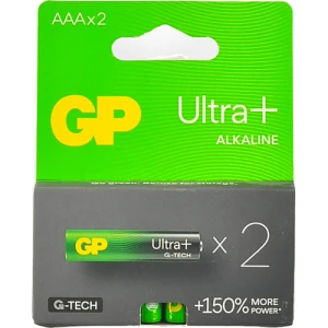 Батарейки ААA LR03 №GP24AUP-2UE2 Ultra+ GP 2шт