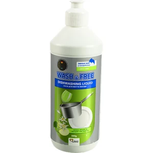 Засіб для миття посуду Wash&Free 500г Зелене яблуко Едельвейс