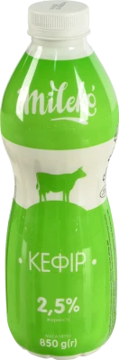 Кефір Мileko 850г 2.5% ПЕТ