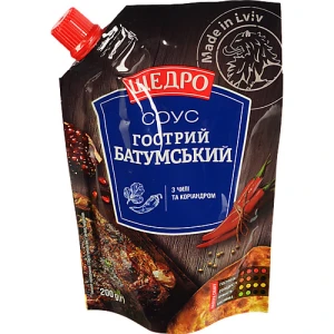 Соус Щедро 200г гострий батумський д/п