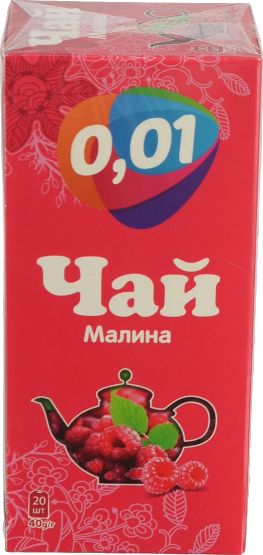 Чай 0.01 20п малина