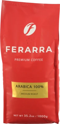 Кава Ferarra 1кг Аrabica 100% зерно
