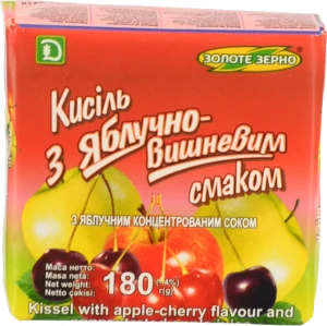 Кисіль Золоте зерно 180г яблуко вишня