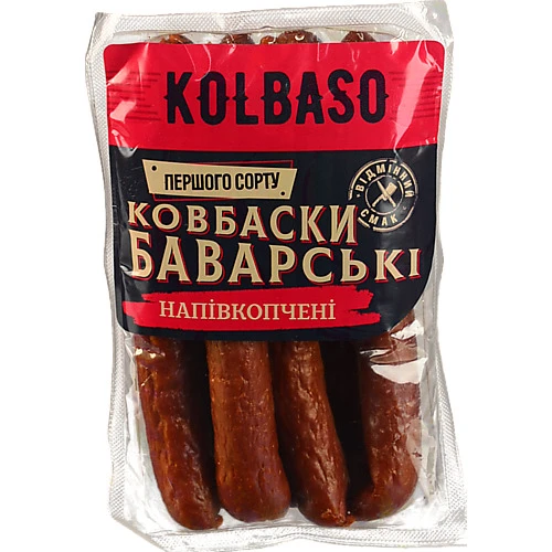 Ковбаски Kolbaso Баварські н.к 1г
