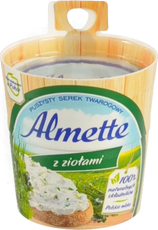 Сир вершковий з травами Almette Hochland 150г