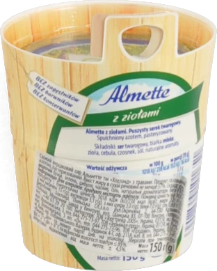 Сир вершковий з травами Almette Hochland 150г
