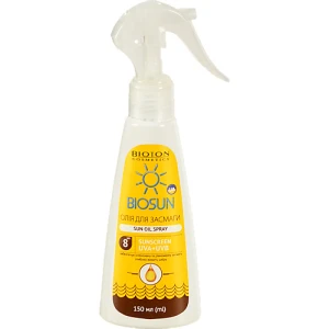 Олія для засмаги Bioton SPF 8 150 мл спрей