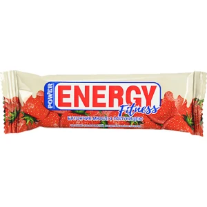 Батончик-мюслі Power Energy 30г полуниця