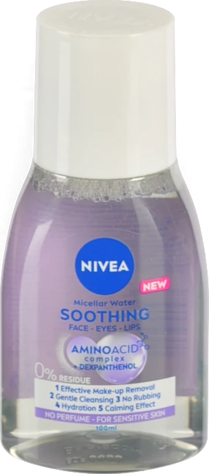 Вода міцелярна заспокійлива для чутливої шкіри Soothing Nivea 100мл
