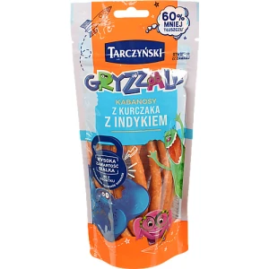 Ковбаски Tarczynski 90г кабаноси з куркою сушені