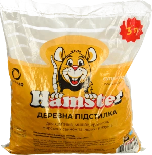 Підстилка дерев'яна для гризунів Super Cat Hamster 0.8кг