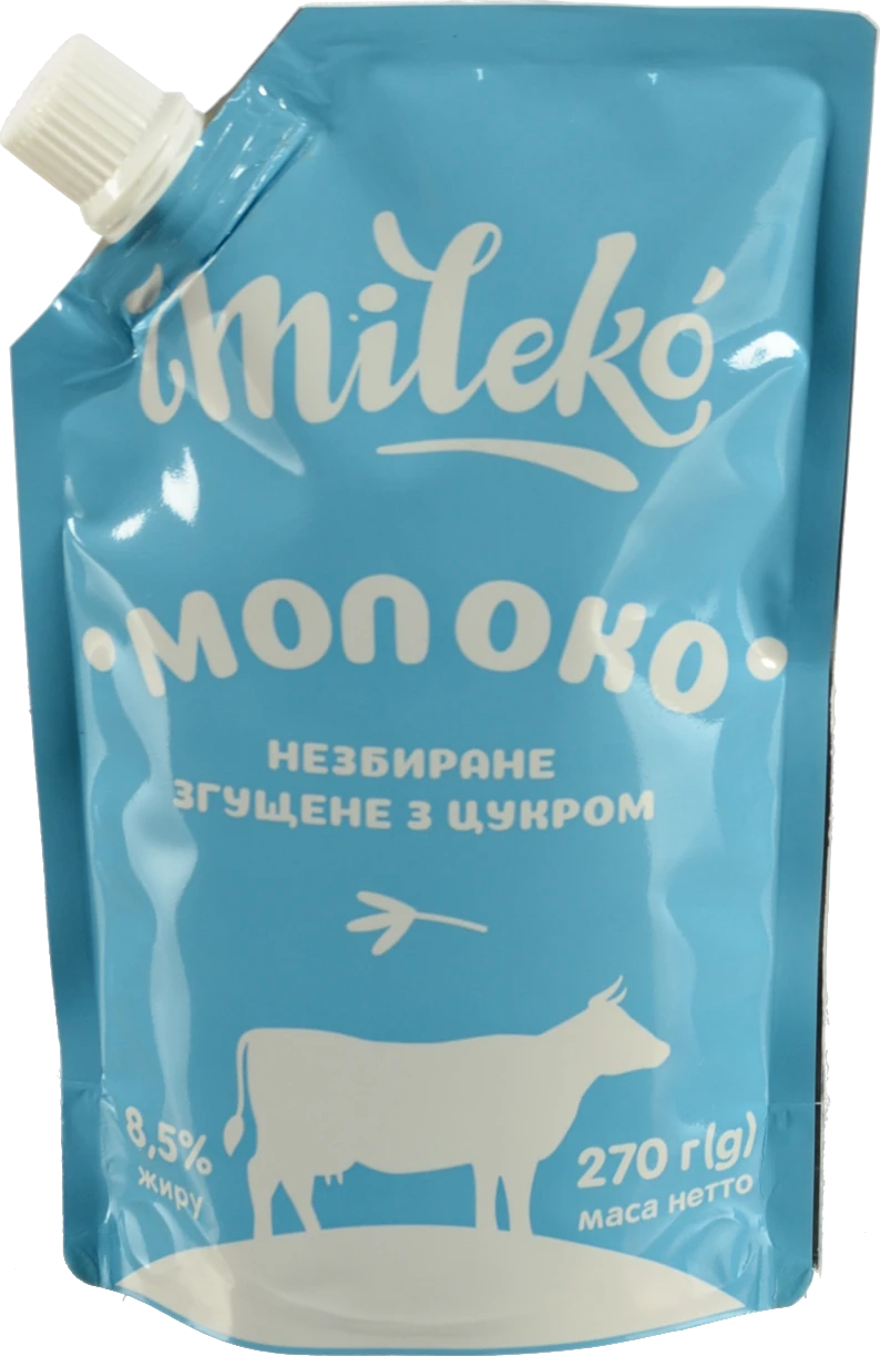 Молоко згущене Mileko 270г з цукром 8.5%