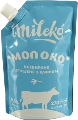 Молоко згущене Mileko 270г з цукром 8.5%