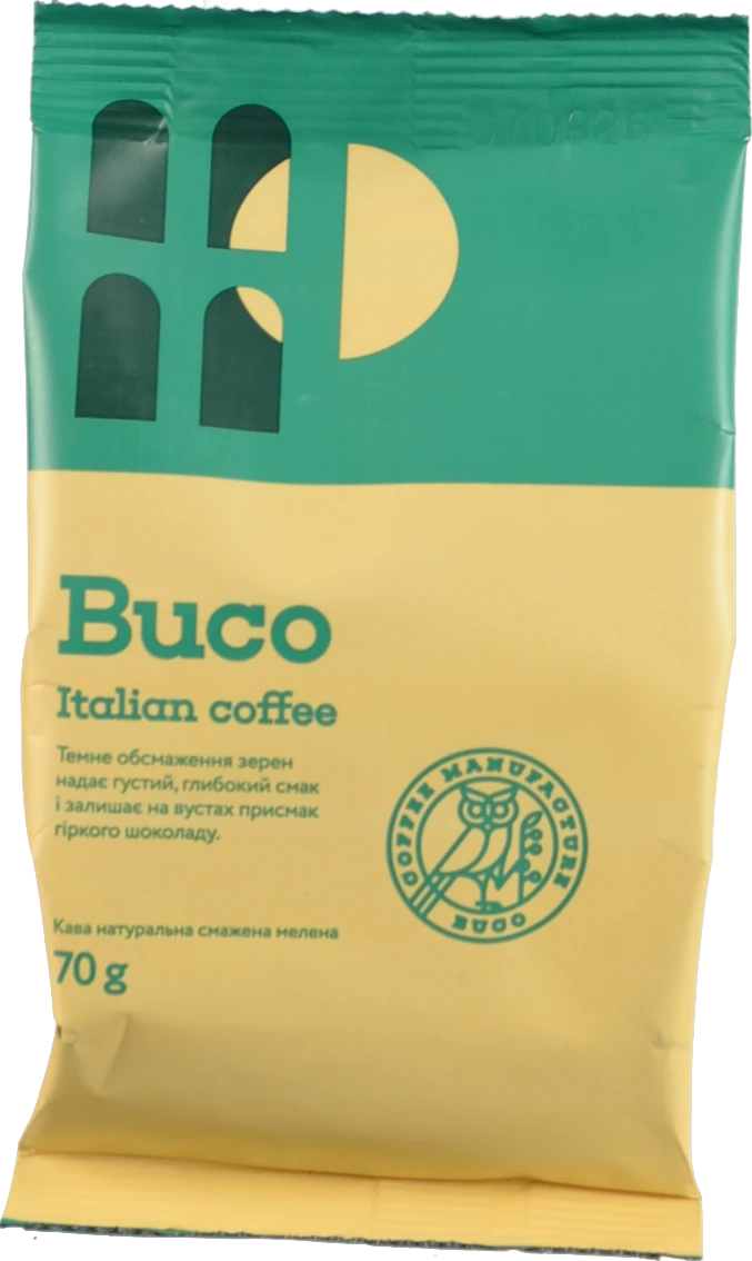 Кава мелена Buco Italian 70г