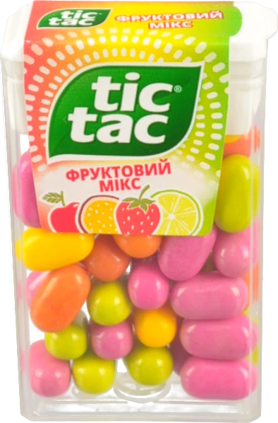 Драже Фруктовий Мікс Tic Tac п/у 18г