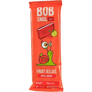 Мармелад фруктово-ягідний Яблуко-вишня Jelly Bob Snail м/у 38г