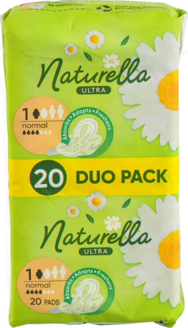 Прокладки гігієнічні ароматизовані Normal Ultra Naturella 20шт