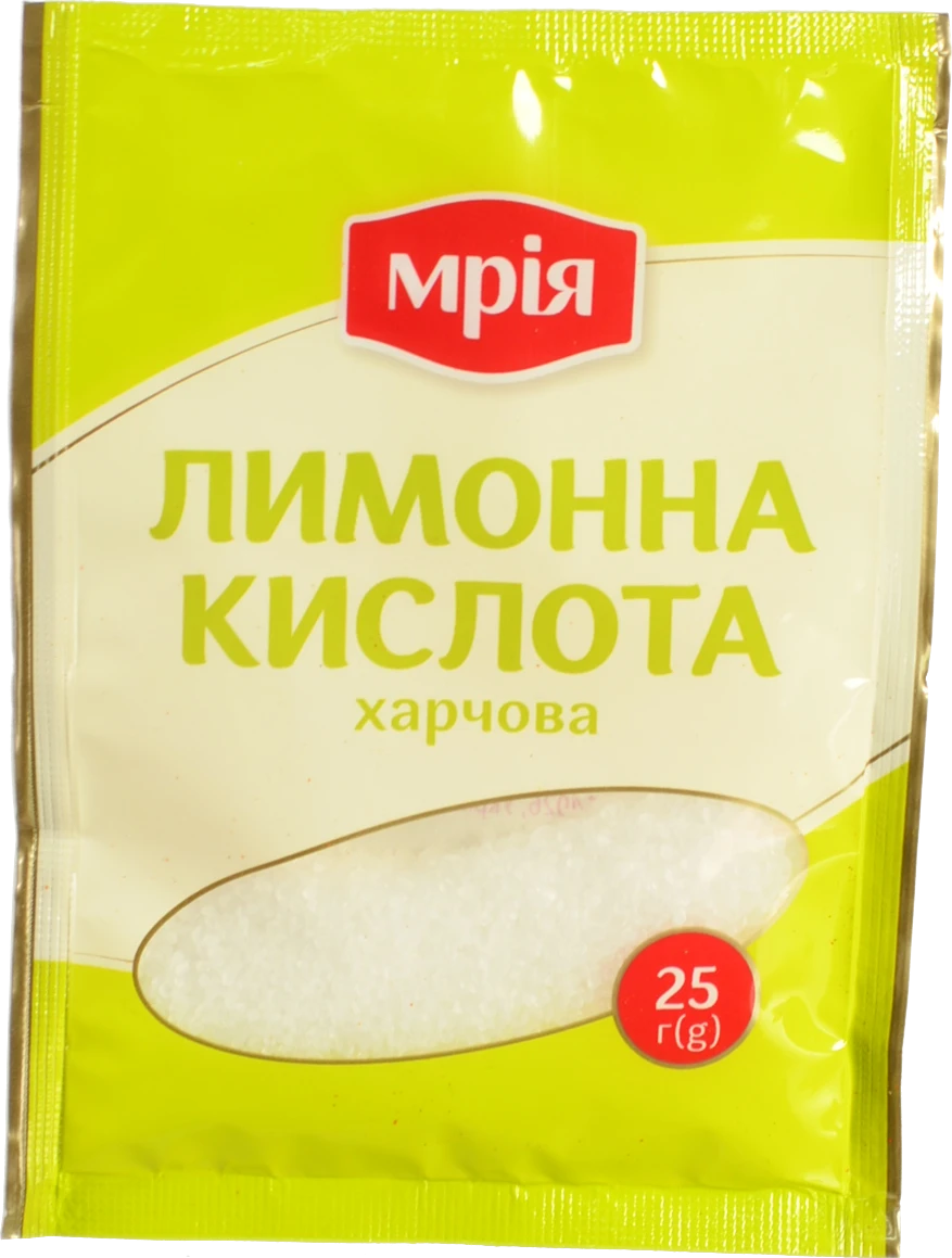 Кислота лимонна Мрія 25г