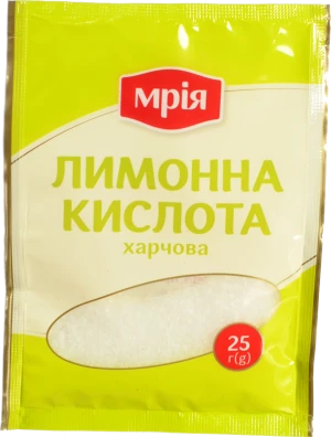 Кислота лимонна Мрія 25г