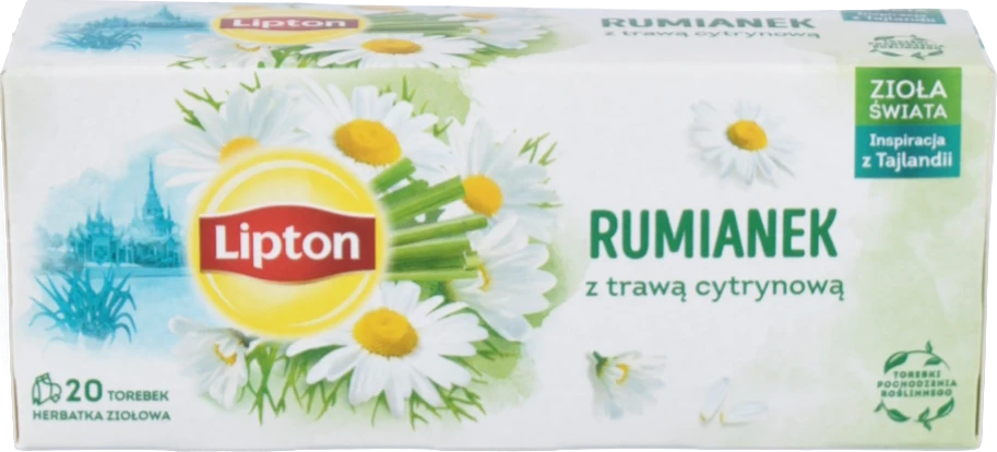 Чай Lipton 20п зелений лемонграс ромашка
