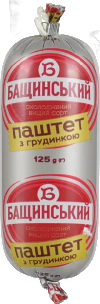 Паштет Бащинський 125г з грудинкою